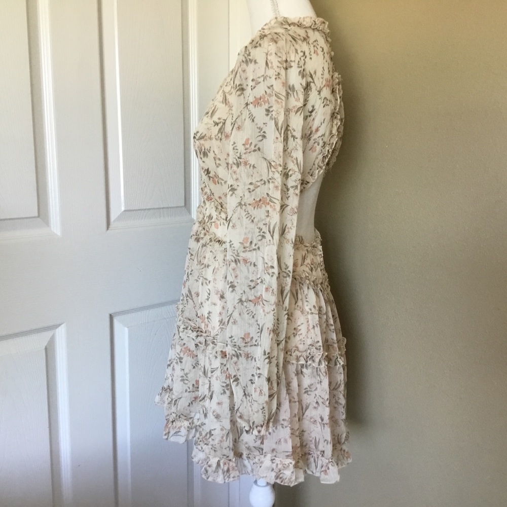 Destiny Calls Floral Ruffle Dress - Picture 9 of 11